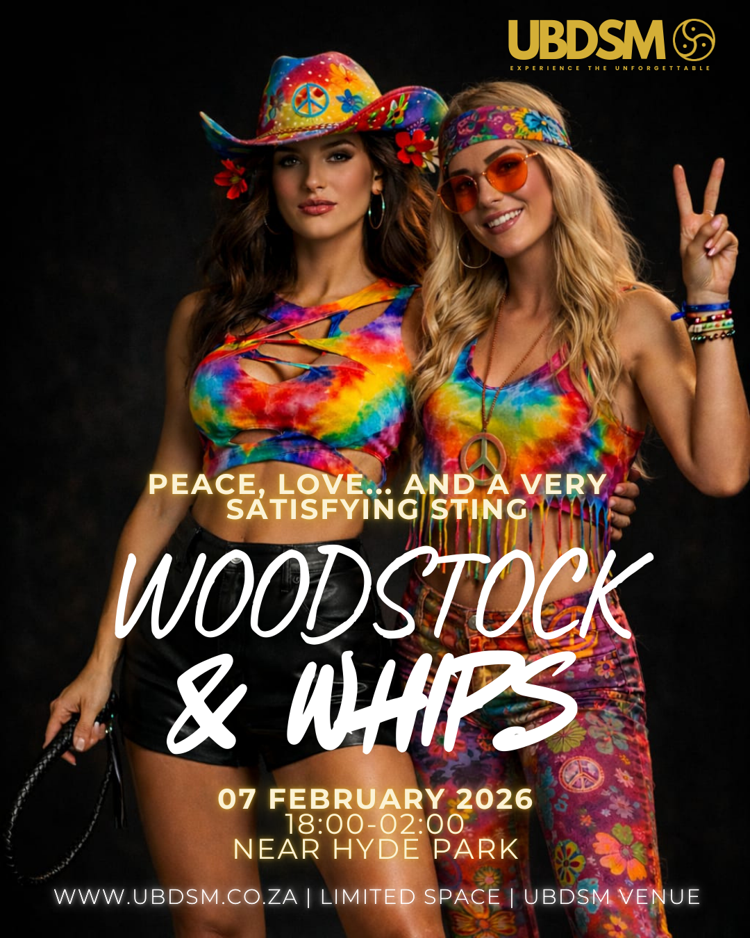 UBDSM – Woodstock & Whips | BDSM Party – Click Here