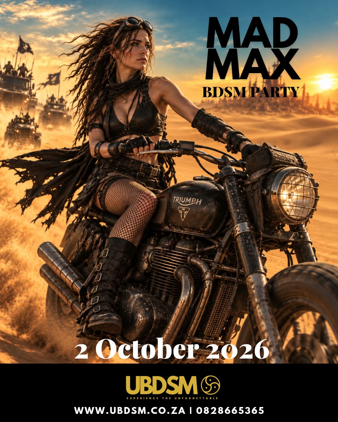UBDSM – Mad Max Party | 02 October 2026 – Click Here